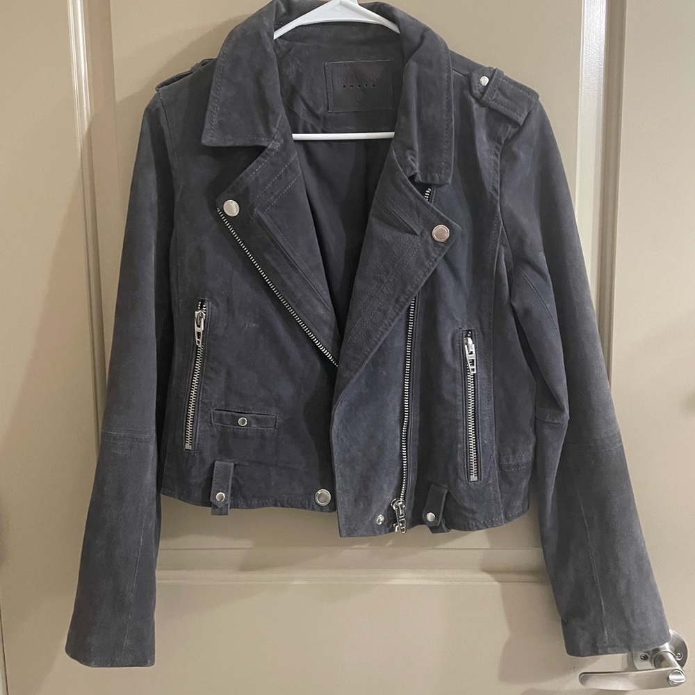 Blank NYC suede Moto jacket